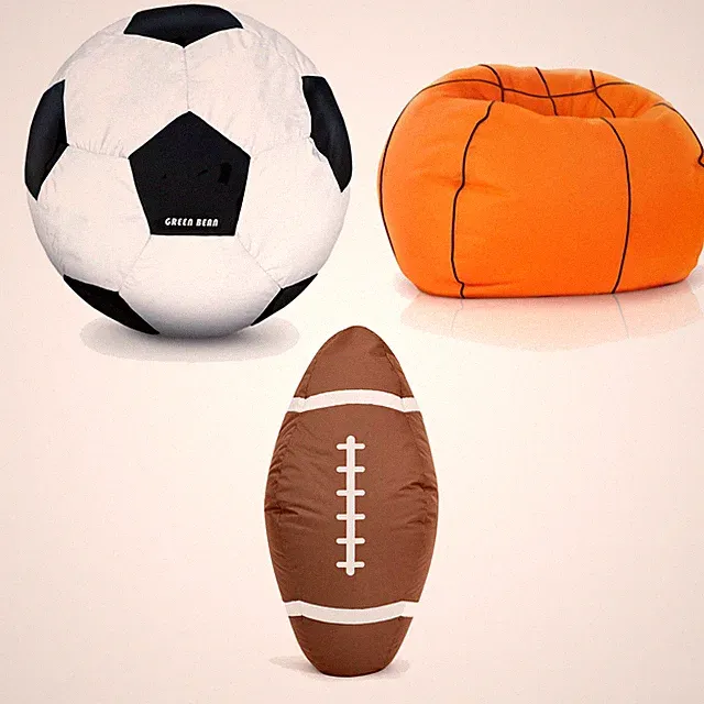 Sitzsack Riesensitzsack Bean Bag Fußball Basketball American Football Sitzkissen