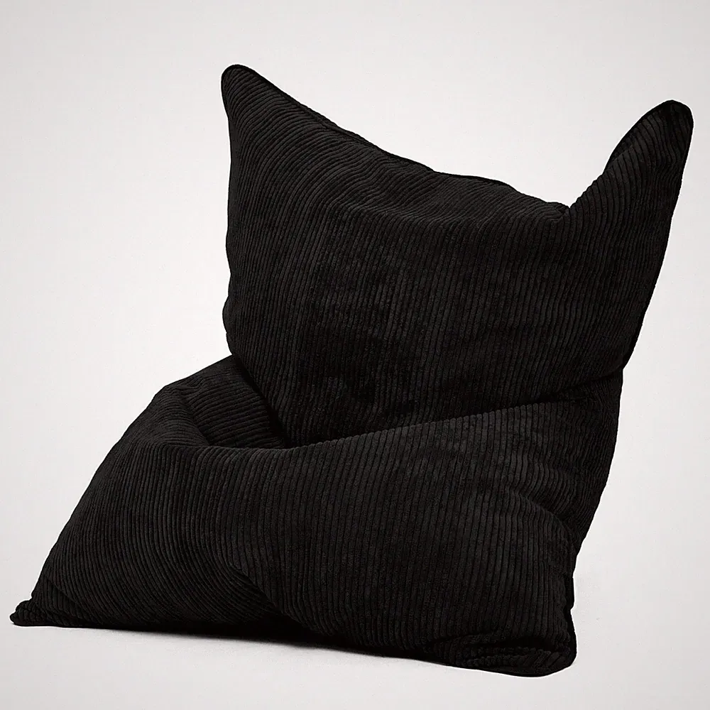 Sitzsack Riesensitzsack XXL aus Cordstoff mit Füllung Bean Bag Wohnkissen Gaming