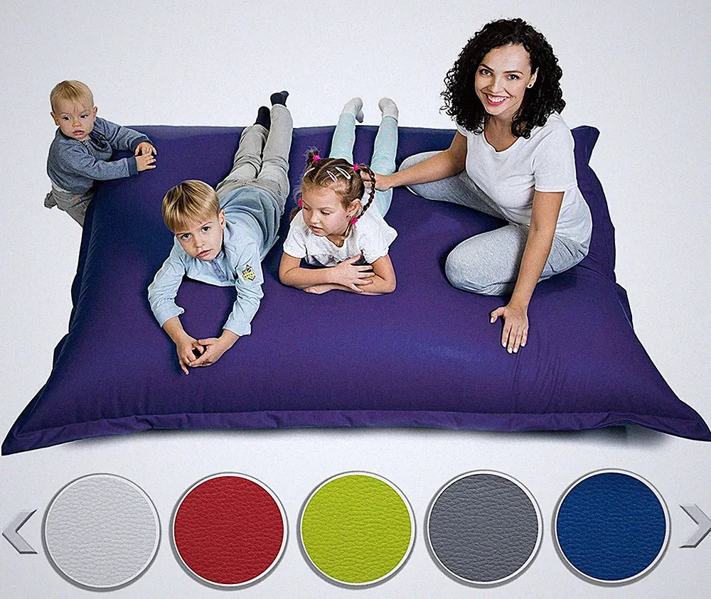 Sitzsack Sitzkissen Bodenkissen Tobekissen Beanbag Indoor Outdoor Kunstleder