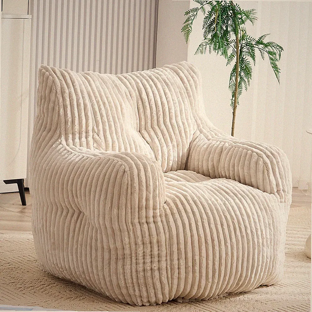 Sitzsack Sofa Bodensofa, Bodensofa mit Rückenlehne, Lazy Sofa,Indoor-lesesessel