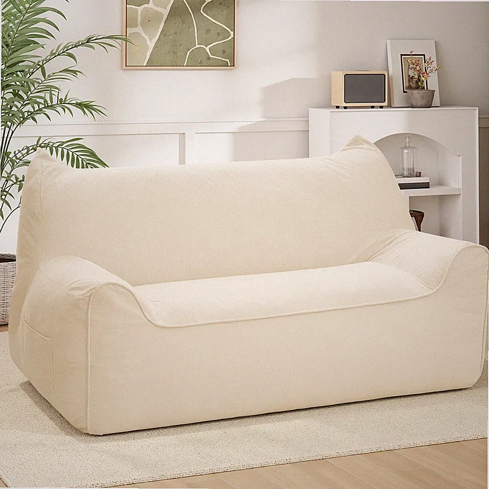 Sitzsack Sofa Bodensofa Bodensofa mit Rückenlehne Lazy Sofa Indoor-lesesessel
