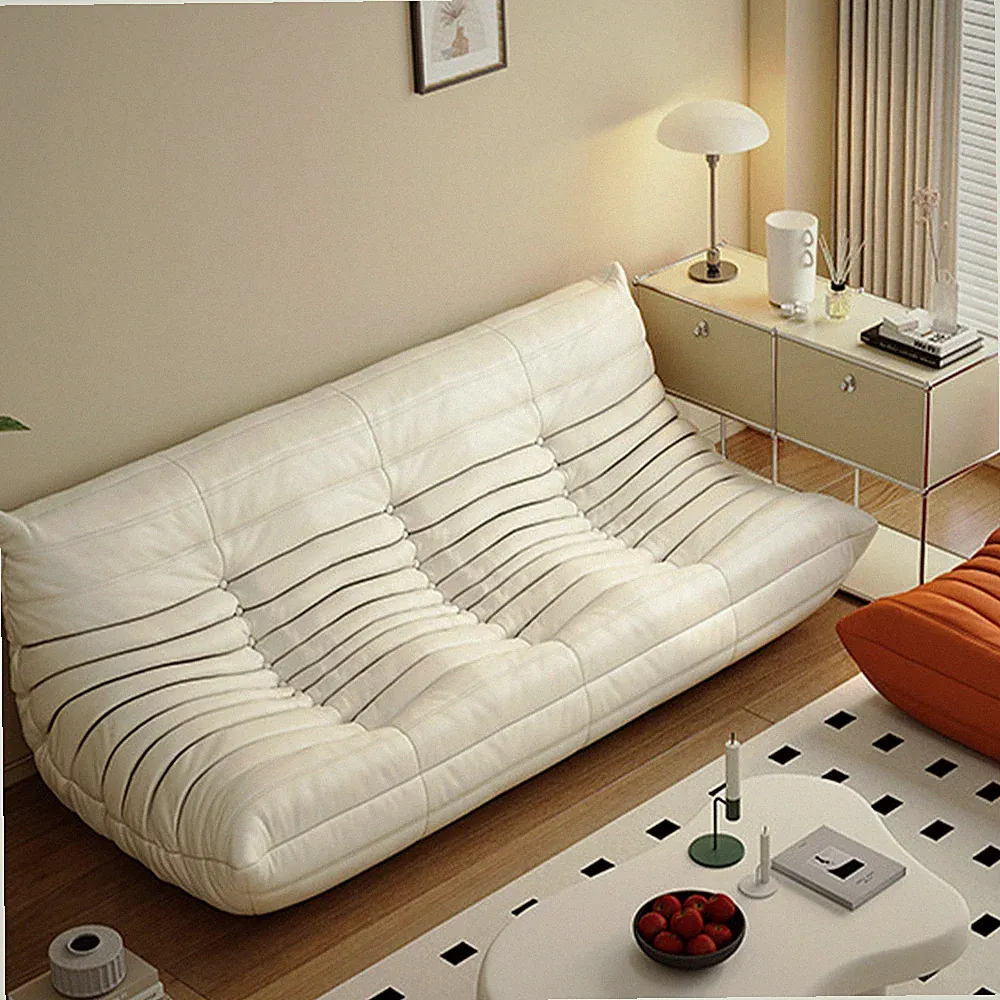 Sitzsack Sofa Bodensofa, Bodenstuhl mit Rückenlehne,Lazy Sofa, Lesesessel Bequem
