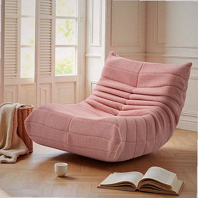 Sitzsack Sofa Bodensofa, Bodenstuhl mit Rückenlehne, Lesesessel Bequem XXL, Lazy