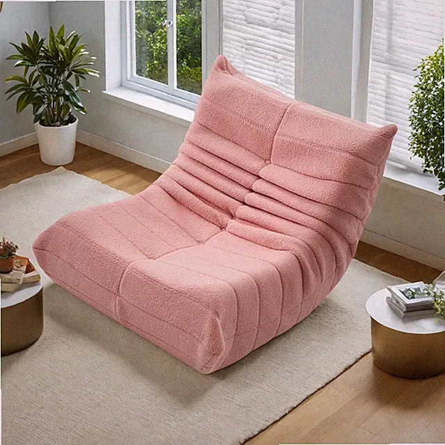 Sitzsack Sofa Bodensofa,Bodenstuhl mit Rückenlehne,Lesesessel Lazy Sofa Grün