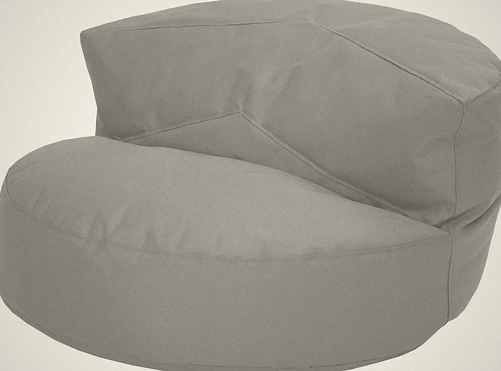 Sitzsack Sofa Lounge Beanbag Garten Couch Sessel rund Gartenmöbel mit EPS Perlen