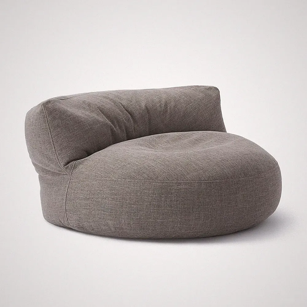 Sitzsack Sofa, Rund, EPS Perlen Beanbag Lounge Sitz Chillout Sessel mit Lehne