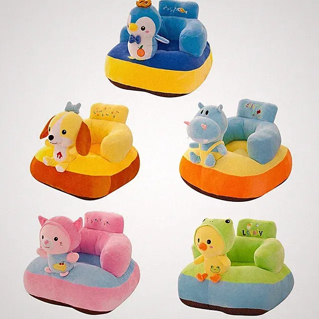 Sitzsackhülle ohne Füllung für Kindersessel Babysessel Kindersofa Minisofa
