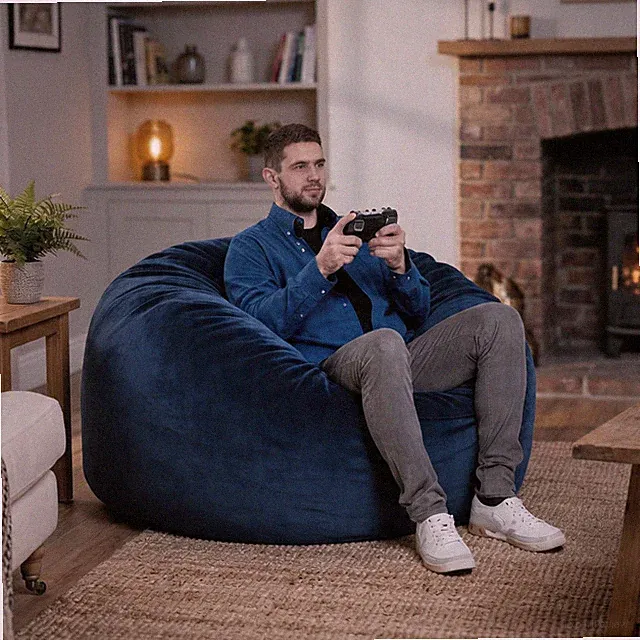 Sitzsackstuhl 2in1-Funktion Für Bequemes Sitzen & Liegen,Sitzsack Bean Bag Sofa