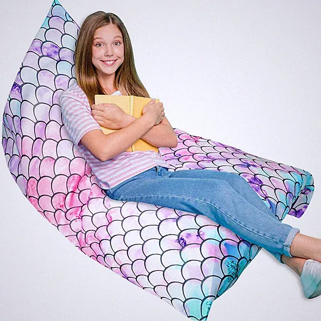 SitzsackStuhlbezug Sitzsack für Kinder, Kuscheltier Aufbewahrung, Sitzsack Be...