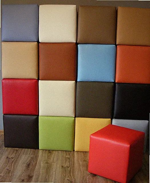 Sitzwürfel Hocker Kunstleder Sitzhocker Cubic Versand Kostenlos 40x40x40