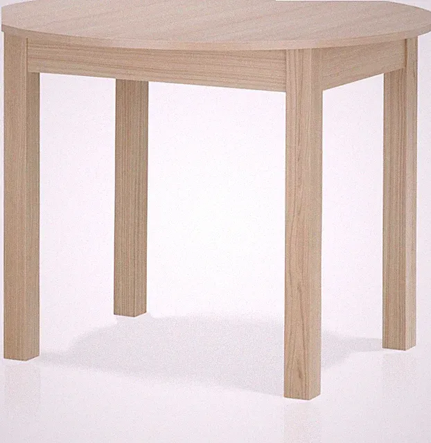 Smart Esstisch Rund 100 Cm Eiche, Küchentisch Ausziehbar Bis 140 Cm, Esszimmerti