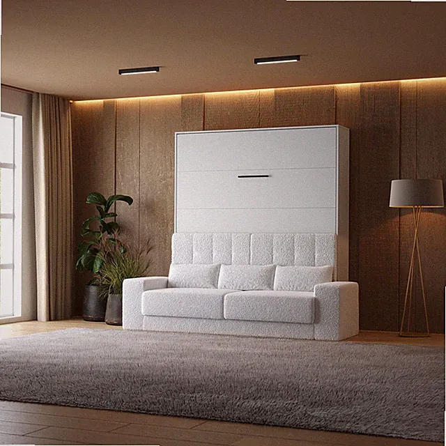 SMARTBett Schrankbett M1 180x200 Vertikal inkl.Weiss SOFA /