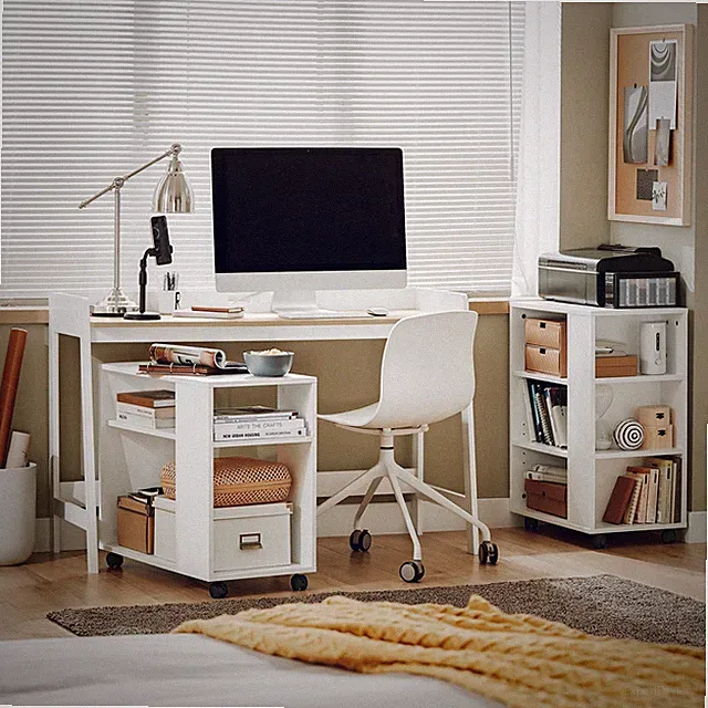 SoBuy Ausverkauf Schreibtisch,Computertisch,Bürotisch,125x80x51cm,FWT41-WN