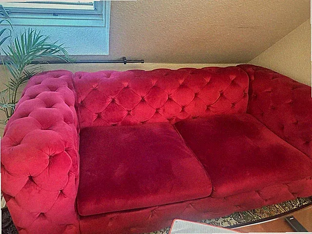 Sofa 2 Sitzer Rosa