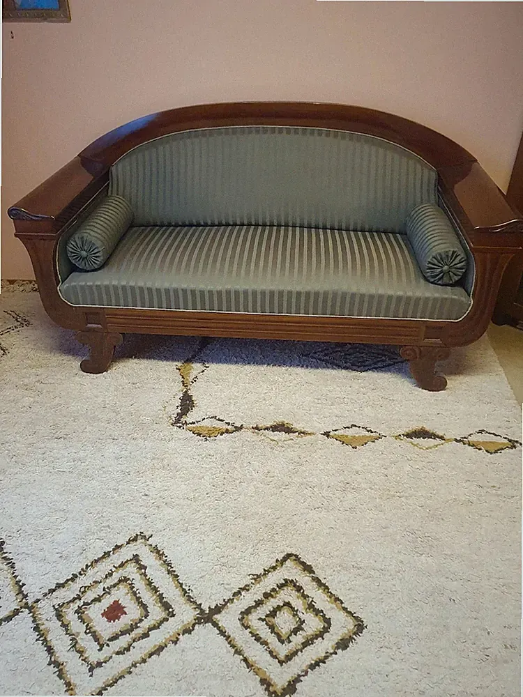 Sofa Antiquitäten Polstermöbel Couch Vintage Shabby Chic Möbel Antik frei Haus