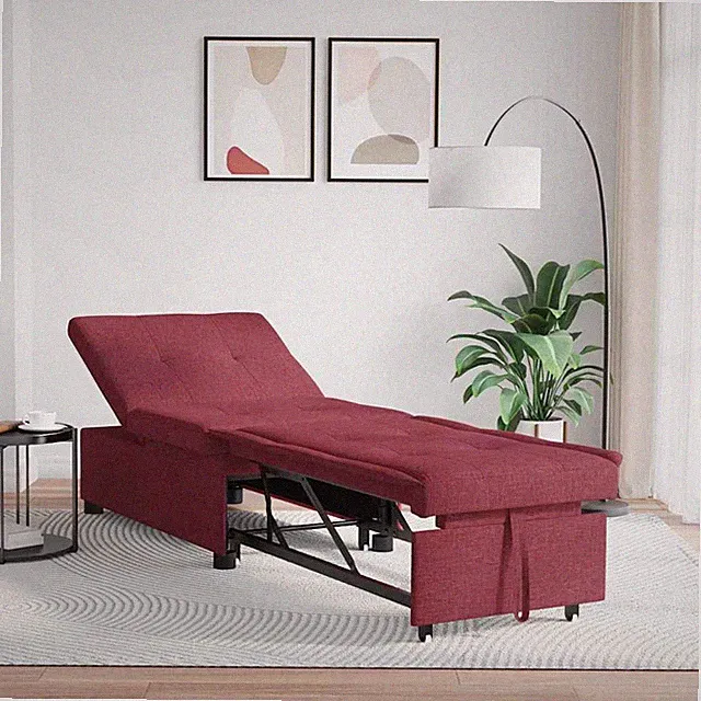 Sofa Bett Schlafsessel Schlafsofa Klappbett Einzelsessel Gästebett Stoff