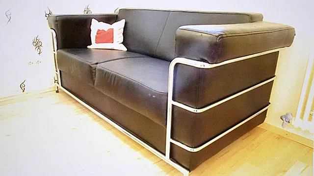 Sofa Couch 2 Sitzer Kunstleder - gebraucht