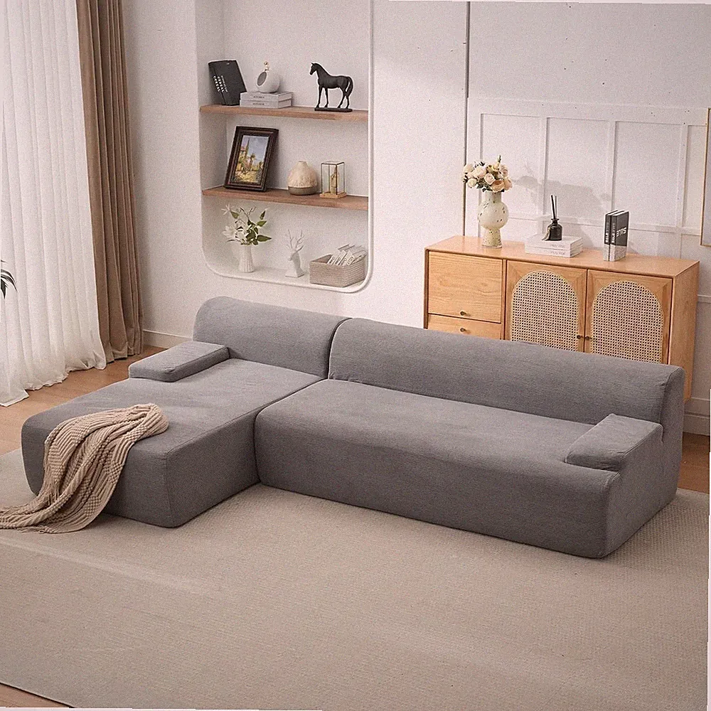 Sofa Couch Wohnlandschaft modular Ecksofa Sofas Eckcouch Möbel 4 Sitzer L-förmig