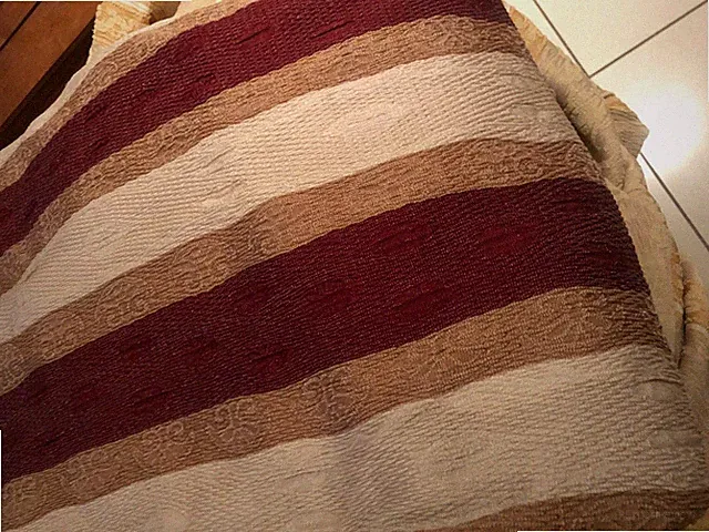 Sofa elastische Sofahussen FRANZÖSISCHE LILIE wie NEU drei Farben wählbar