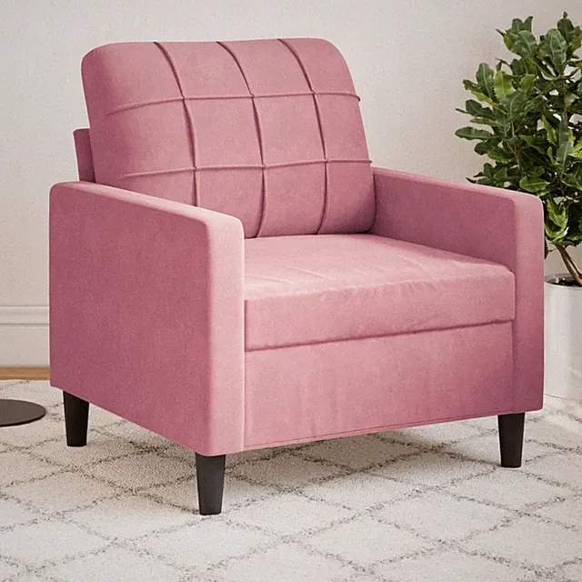 Sofa Garnitur Polstersofa Couch Sessel Loungesofa Wohnzimmersofa Samt vidaXL