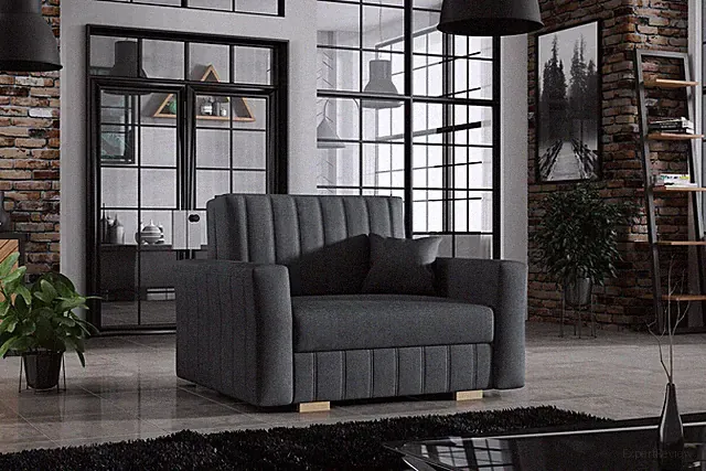 Sofa Kiano Glam I Couch Schlaffunktion Bettkasten Schlafsofa Sessel Schlafsessel