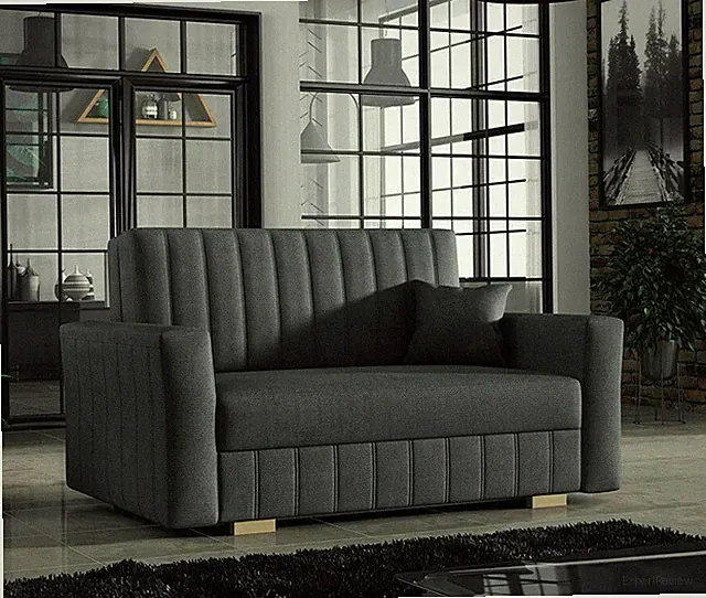 Sofa Kiano Glam II Polstersofa Couch Schlaffunktion Bettkasten Schlafsofa