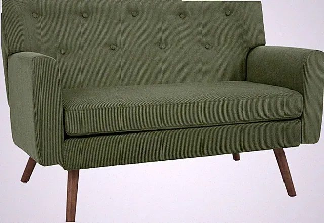 Sofa Kioni Cord grün