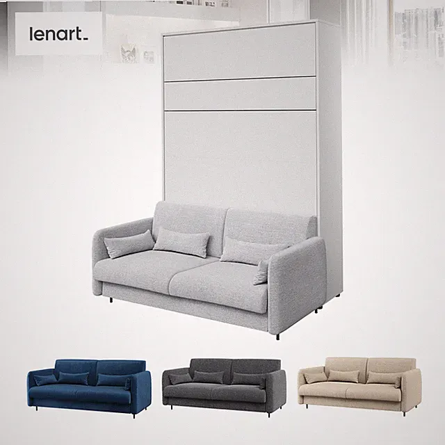 Sofa LENART BED CONCEPT BC-18 für Schrankbett BC-01 Wandklappbett Polstersofa