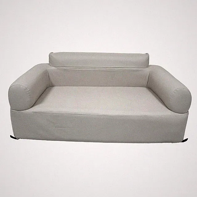 Sofa mit Elektropumpe tragbar aufblasbare Couch komfortabel für Terrasse