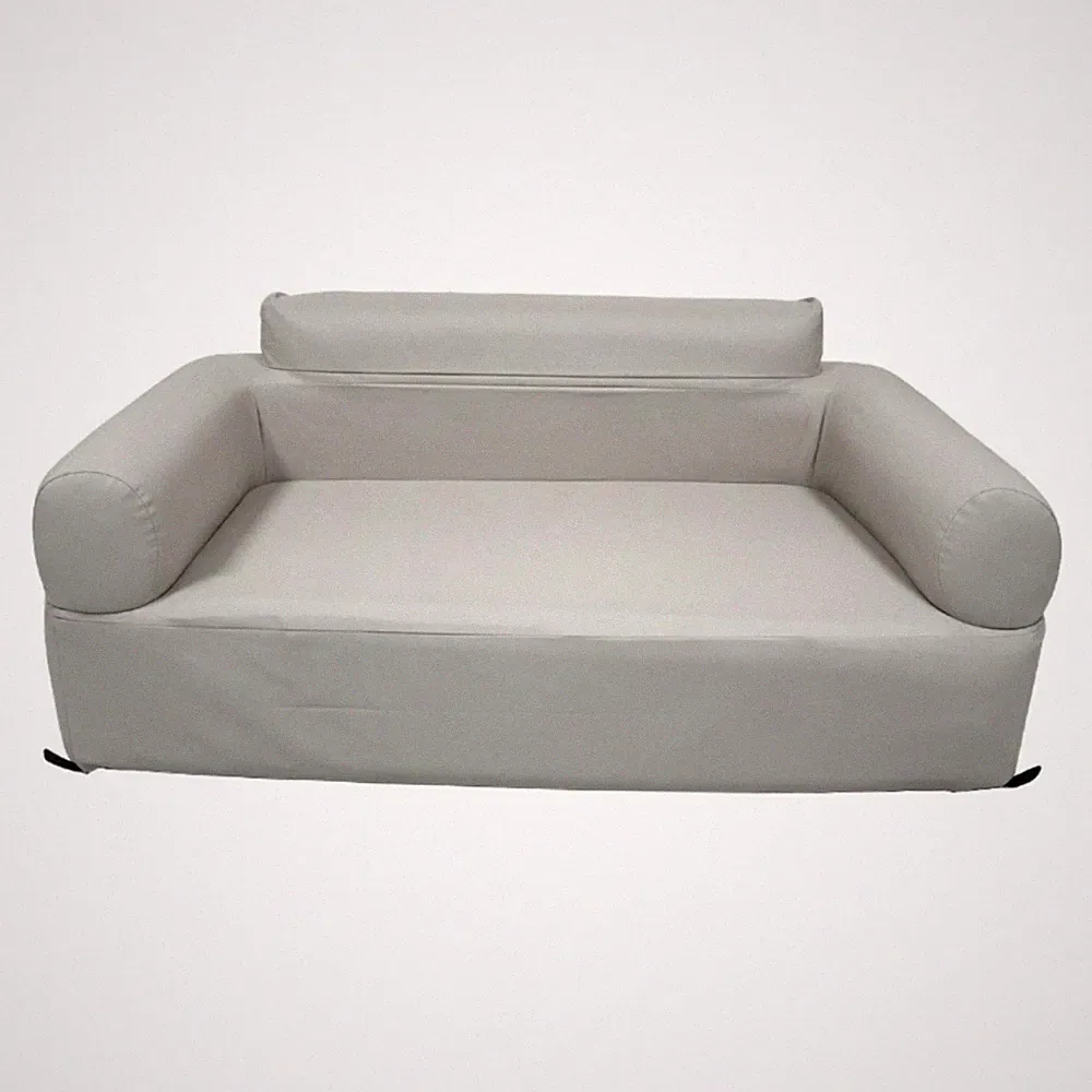 Sofa mit Elektropumpe tragbar aufblasbares Sofa komfortabel für Garten