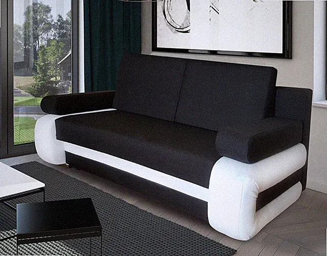 Sofa RELAX Erholung mit Schlaffunktion-Couchgarnitur, Couch, Wohnzimmer