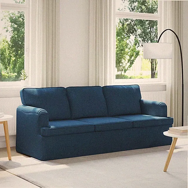 Sofa Samt Einzelsofa Zweisitzer-Sofa Dreisitzer-Sofa Armlehnensofa TV-Sofa