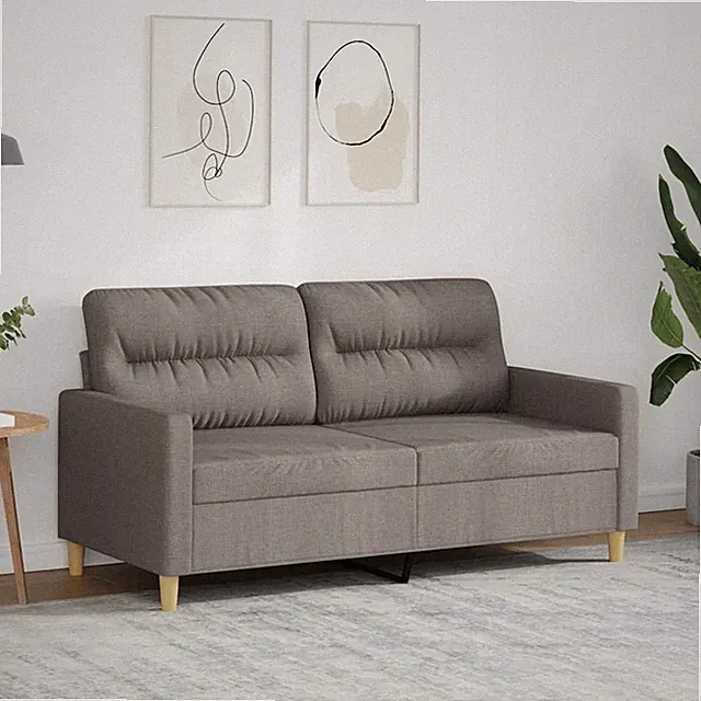 Sofa Sessel Loungesofa Couch Wohnzimmer Fernsehsessel Relaxsessel Stoff vidaXL
