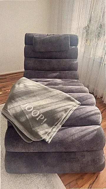 Sofa / Sessel / moderne Relaxliege in Grau