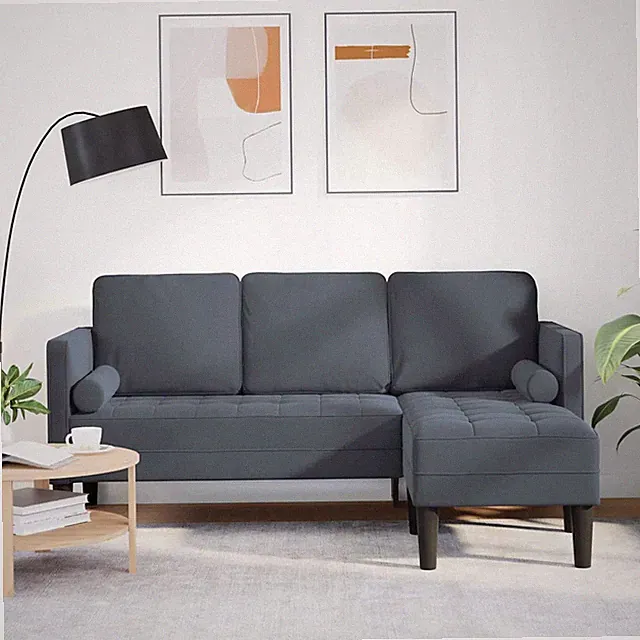 Sofa Set mit Kissen Polyester Indoor-Sitzmöbel Modulare Möbel Modernes vidaXL
