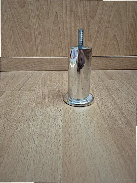 Sofa,- und Möbelfüße Kunststoff Alu-Optik 9 Er Set. Kostenlose Versand.