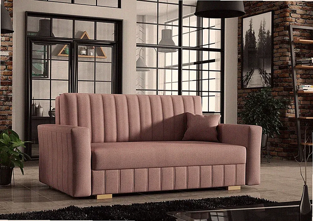 Sofa Vivian Glam III Polstercouch Couch Schlafsofa Polstersofa Bettkasten Modern