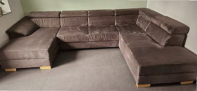 Sofa / Wohnlandschaft Federkern Xxl mit Bettfunktion