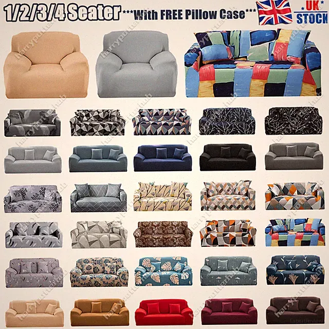 Sofaabdeckungen Sitz 1 2 3 Elastisch Settee Stretch Slipper Couch Blumenschutz