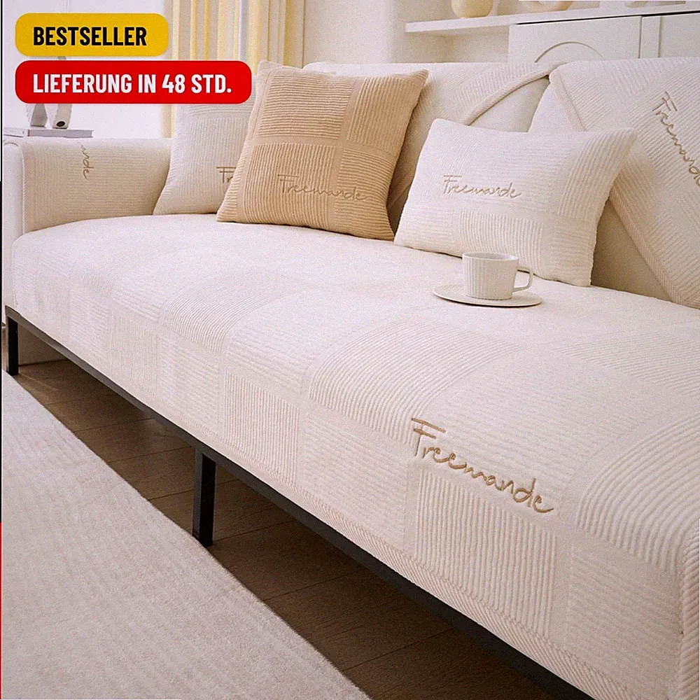 Sofabezug 1 2 3 4 Sitzer Couchbezug L Form Ecksofa Sofa/Couch überwurfdecke, Sam