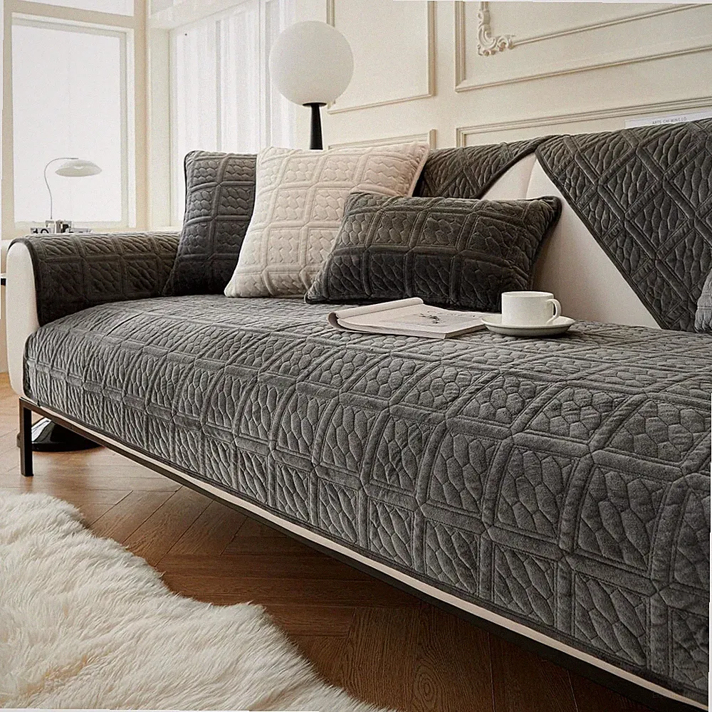 Sofabezug L Form 70x150cm 1/2/3/4 Sitzer rutschfest Schlafsofa Schutzdecke
