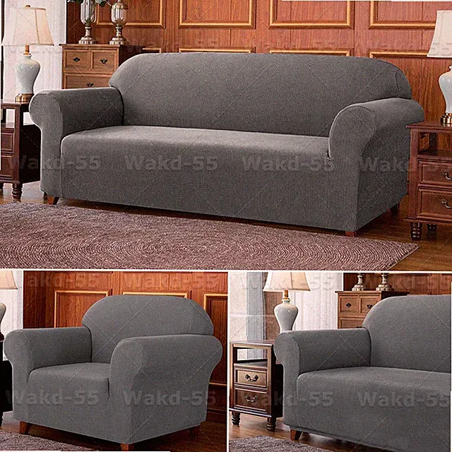 Sofabezug Stretch Schonbezug Couch Sofahusse 1/2/3/4 Sitzer Sofa Sitzkissenbezug