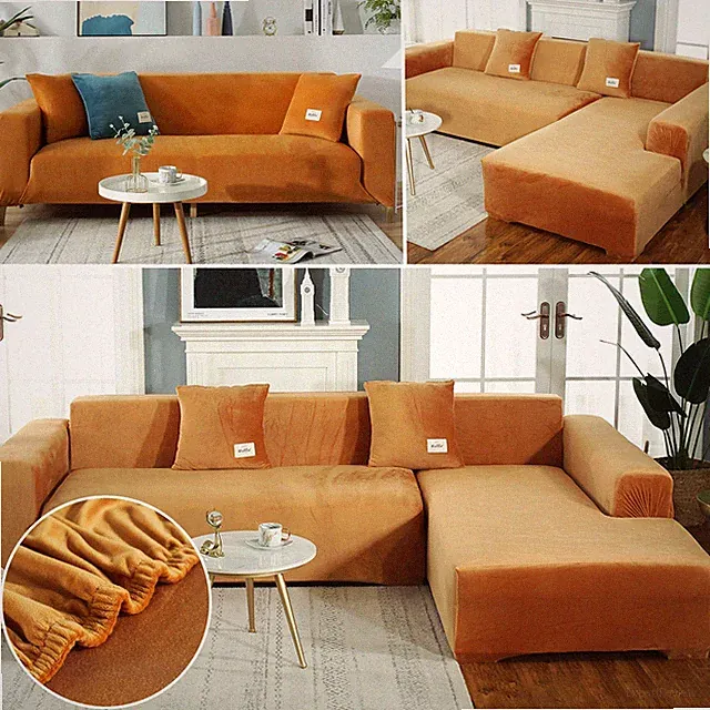 Sofabezug Stretch Stuhl Sofabezüge Elastische Sofahusse für 1 2 3 4 Sitzer Sofa