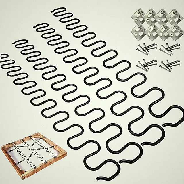 Sofafedern Ersatzfedern Couch Federn Wellenfedern 50cm 4 Stück Reparatur