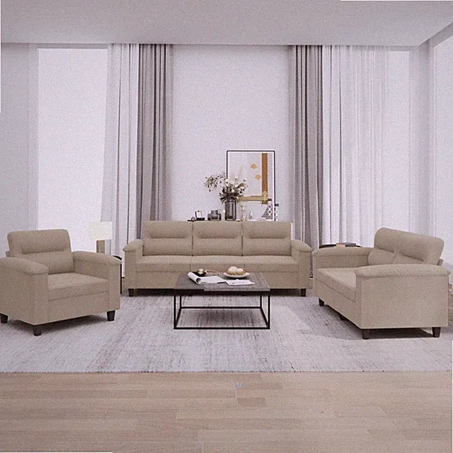 Sofagarnitur mit Kissen Sofa Sessel Couch Sitzgruppe Mikrofasergewebe vidaXL