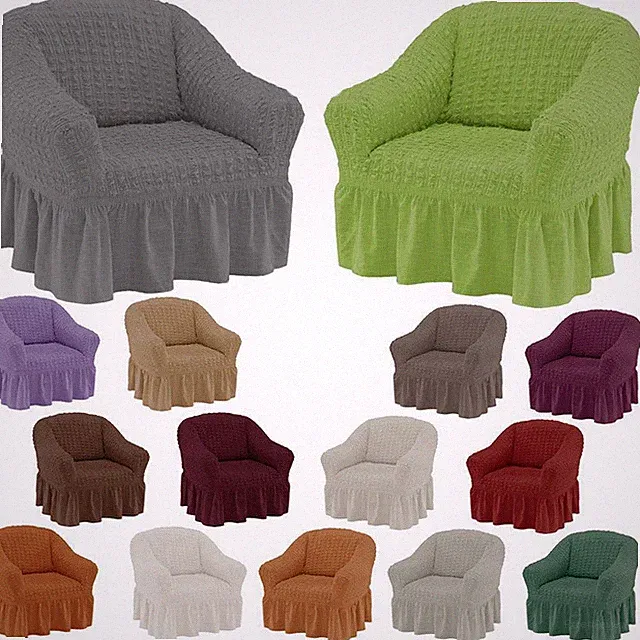 Sofahusse 100% Baumwolle Bezug Dehnbar Husse Sofabezug Sofaüberwurf Sesselbezug