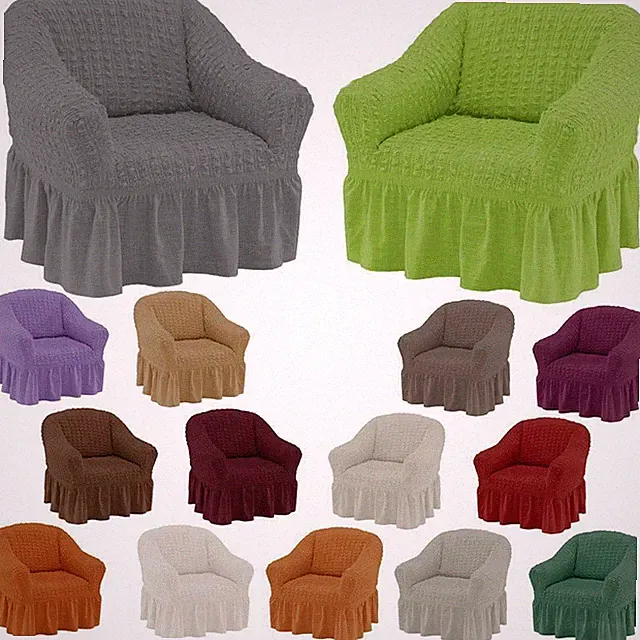 Sofahusse 100% Baumwolle Bezug Husse Sofabezug Sesselbezug viele Uni Farben