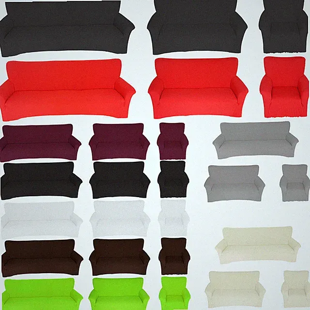 Sofahusse Jersey Bi-elastisch Baumwolle Sofabezüge Stretch Husse Hussen Überzug