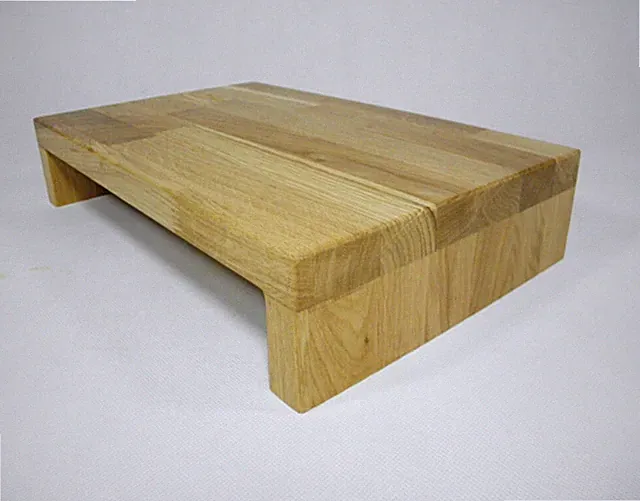 Sofatablett Fußhocker Holzbank Schemel Ritsche Eiche Hocker Sitzbank Handarbeit