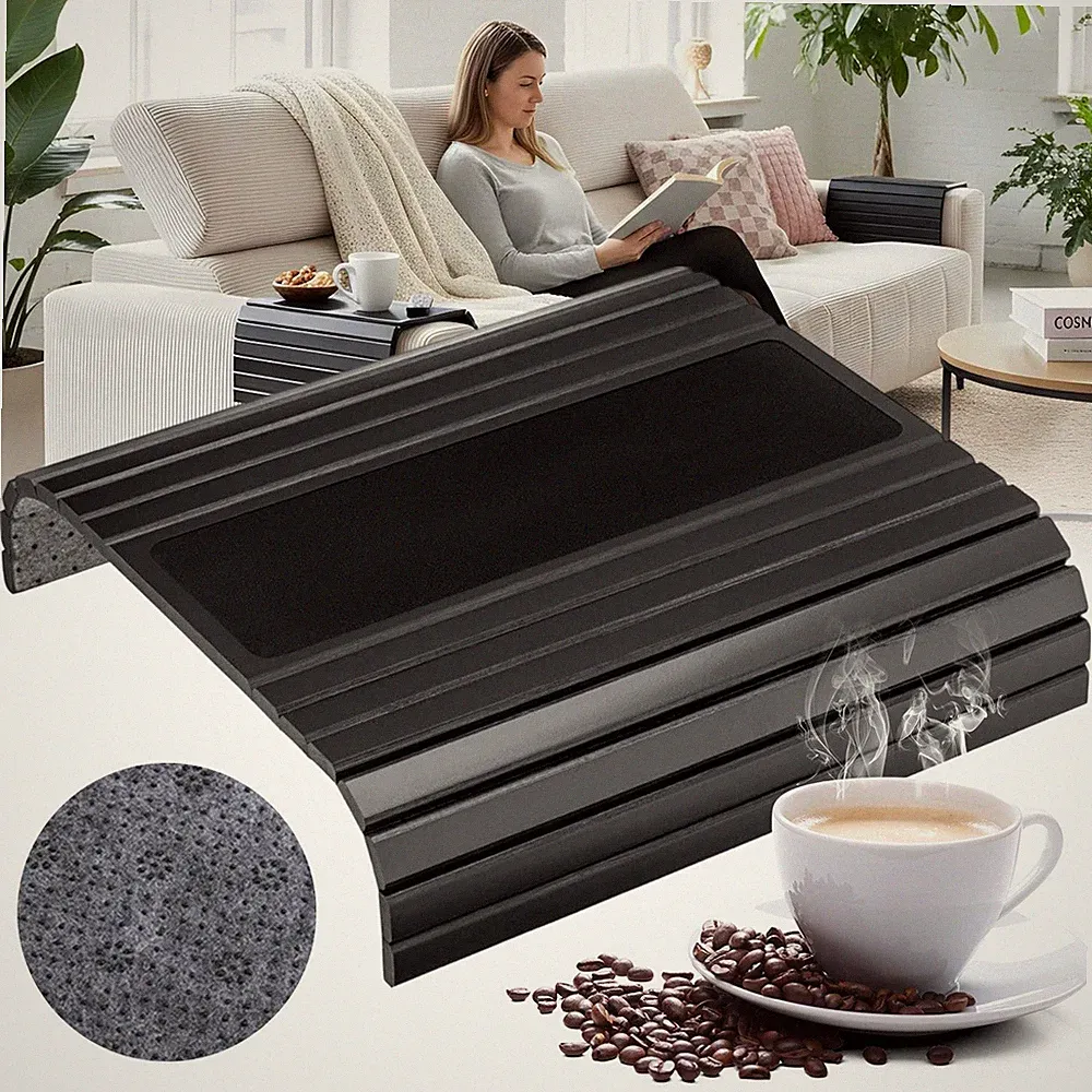 Sofatablett Sofa Tablett Couchtisch Klappbar Tragbar Flexibel für Wohnzimmer